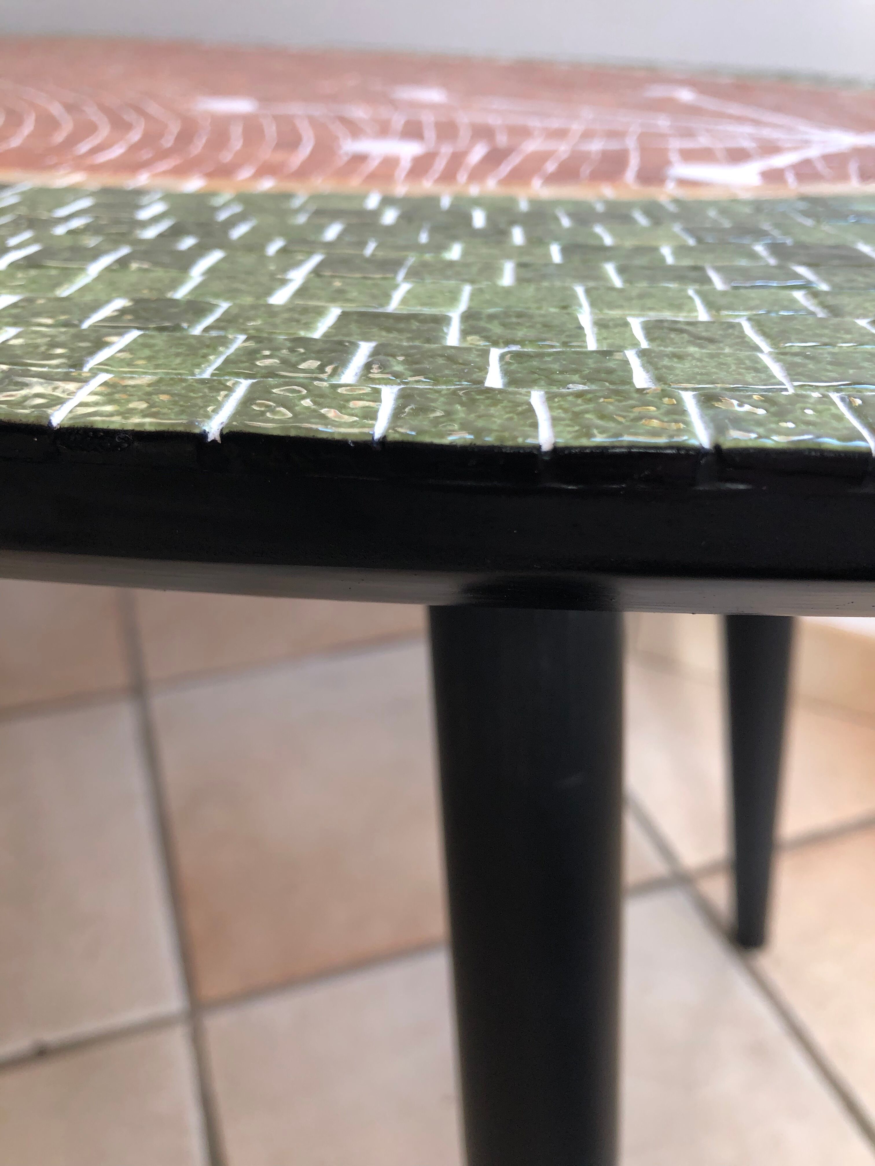 Mosaic coffee table design 50s/60s