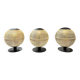 Suite of 3 70s holophanes