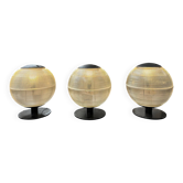 Suite of 3 70s holophanes