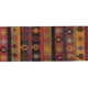 Vintage Organic Turkish Yellow and Red Kilim Rug Runner 3' x 9'5''