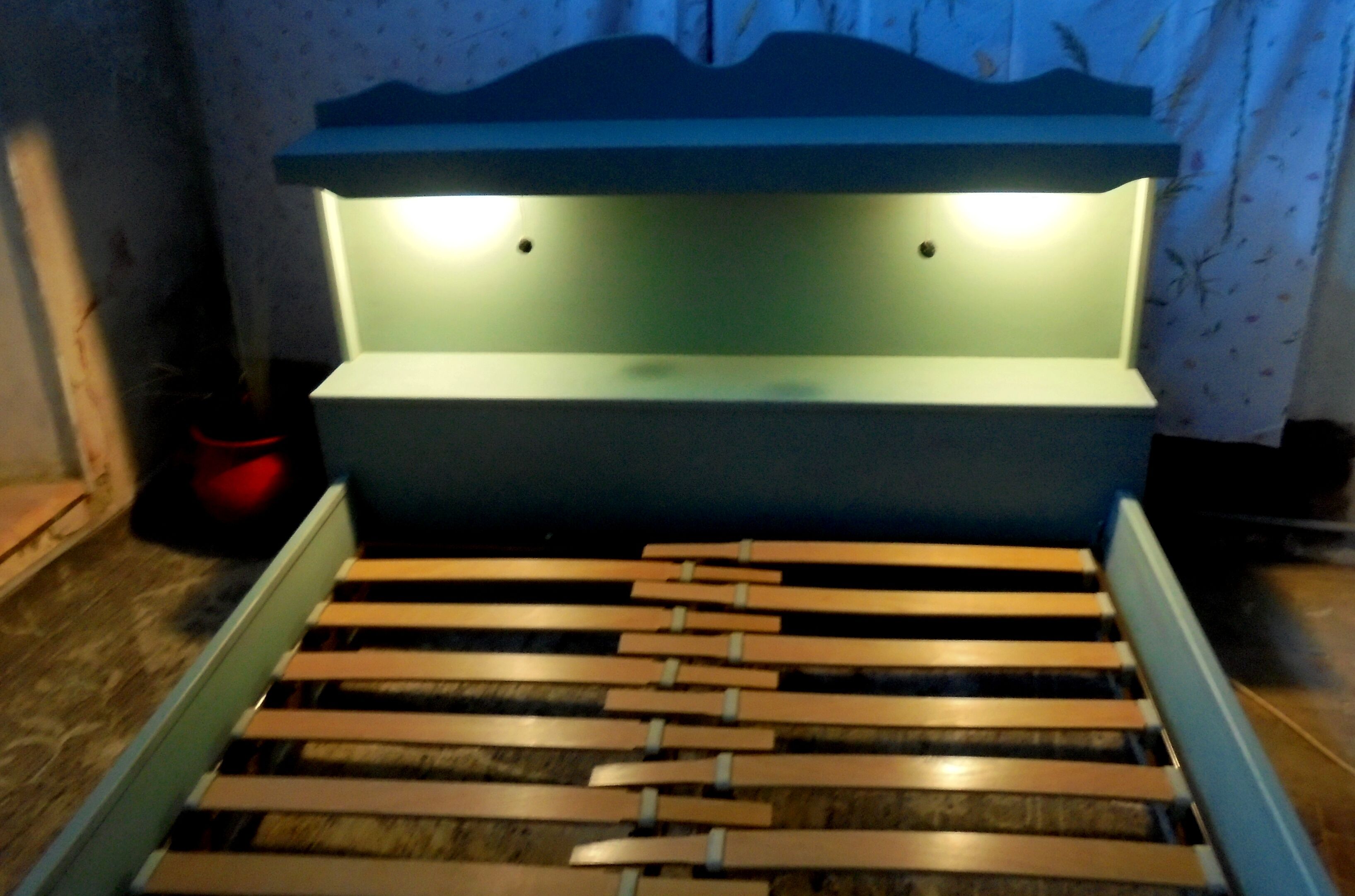 Restyled wooden bed