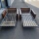 Pair of vintage sofa beds