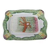 Earthenware asparagus dish