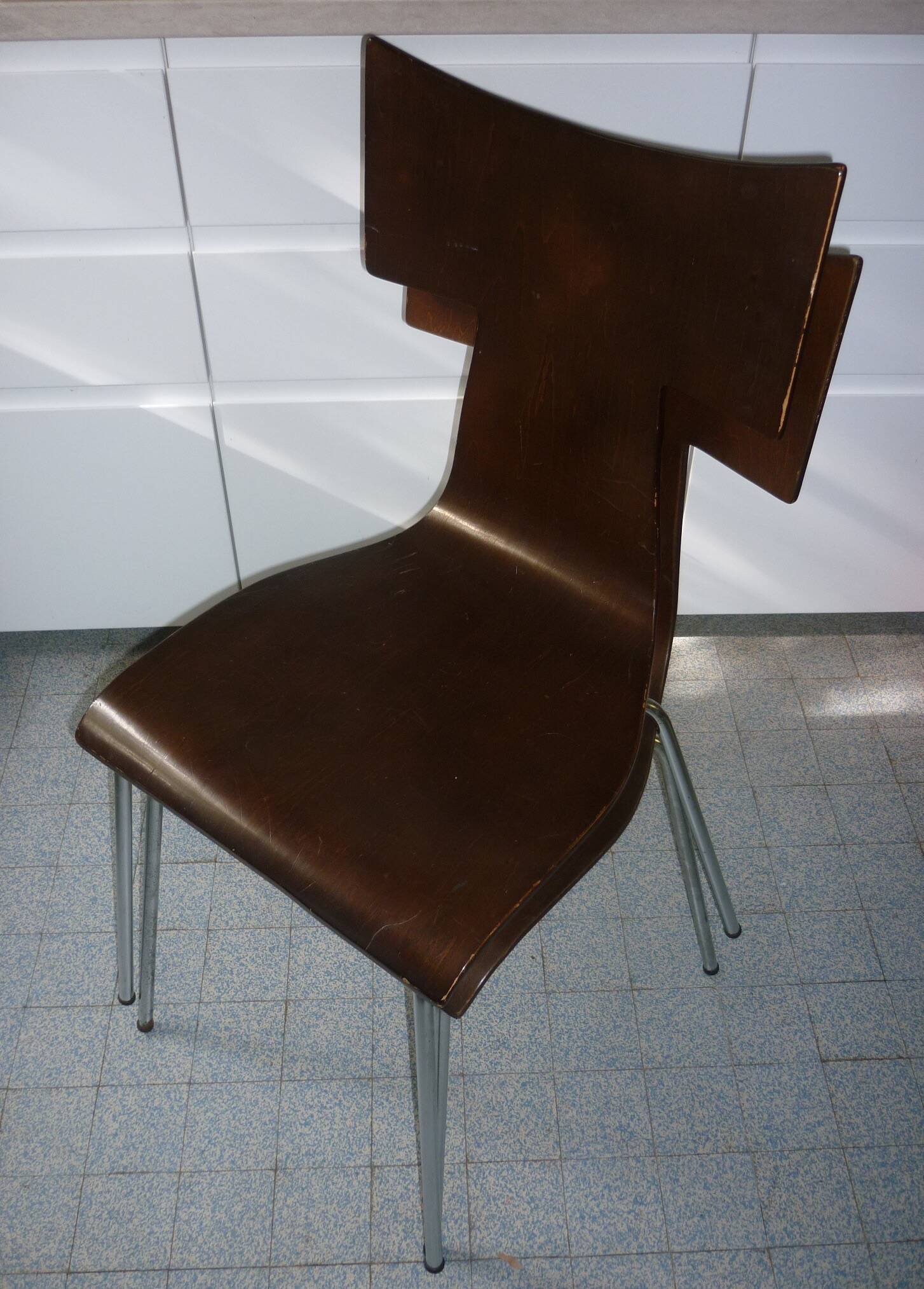 4-2025-6 Paire de chaises vintage
