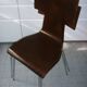 4-2025-6 Paire de chaises vintage
