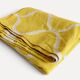 Vintage Moroccan Hand Loomed Yellow and Ivory Wool Rug, Late 20th Century
