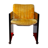 Fauteuil noir et or
