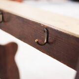 Antique Gothic Church Benches, Late 1800s – Set of 4 Pine Wood Pew Benches
