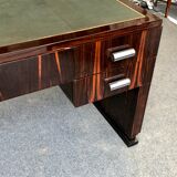 Makassar desk and its armchair, twentieth century