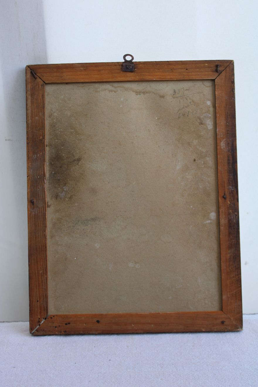 Wooden mirror