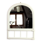 Miroir vintage en rotin
