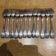 12 large silver metal forks