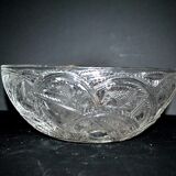 René Lalique art deco bowl with a frieze of birds, Pinsons model, 1933 – crack