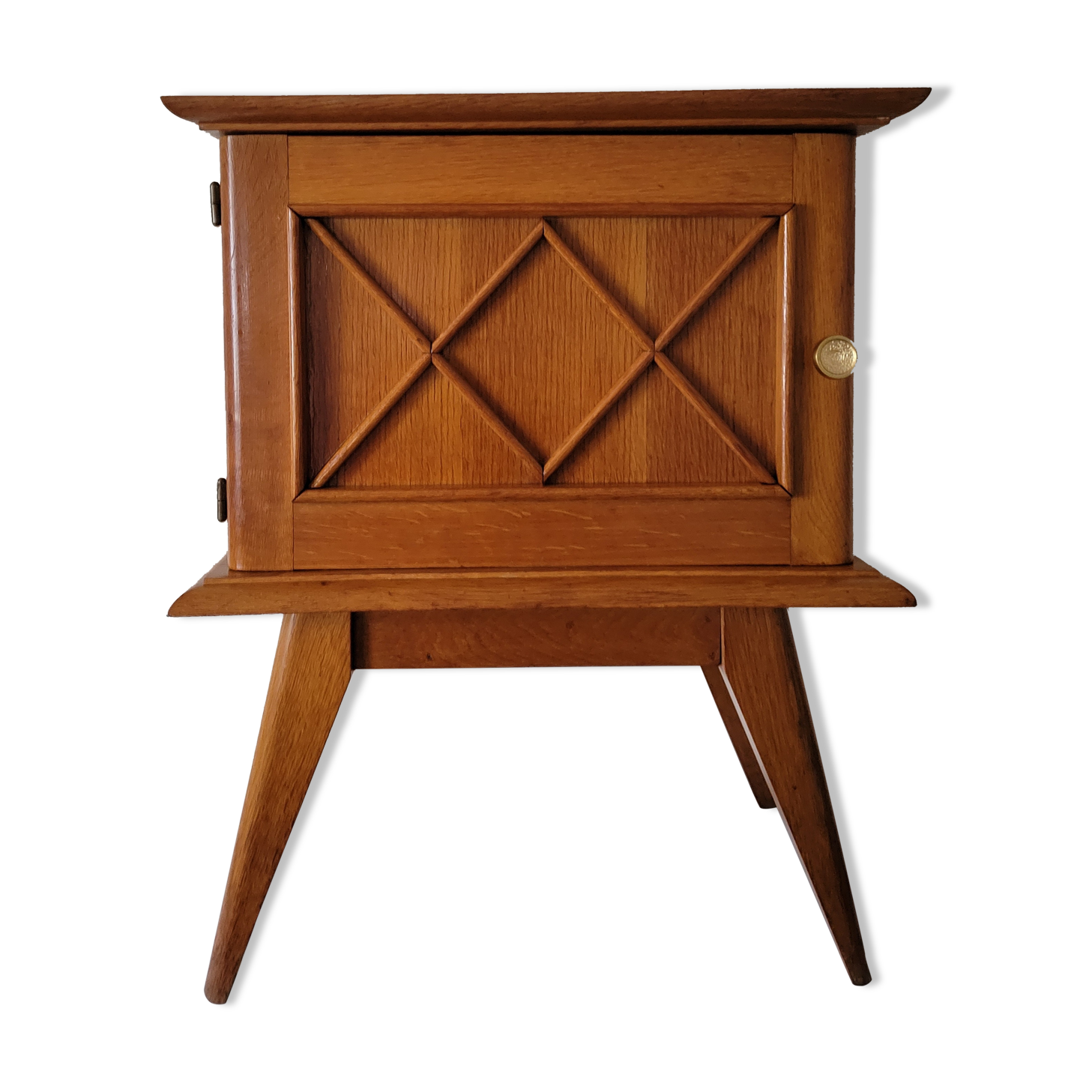 Bedside table compass legs