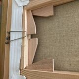 Oil painting on canvas 20th century seascape signed MLR Marie Louise REFALO