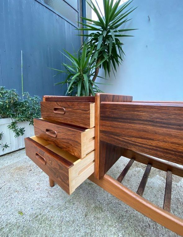 Vintage 50-year-year rosewood console