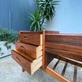 Console vintage année 50 en palissandre