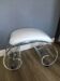 Banc roulant vintage en Lucite – Acrylique enroulé