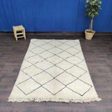 Tapis berbère béni ouarain losange classique 160 X 235 cm