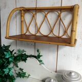 Shelf rattan 60s