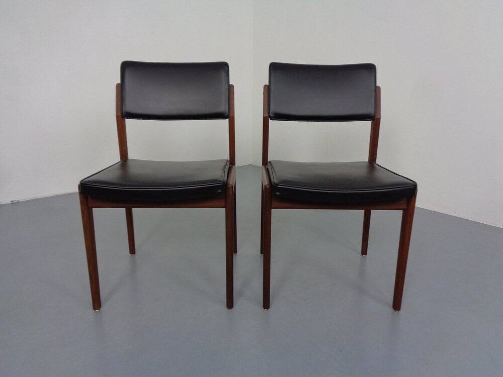 Set of Teak Dining Chairs Model 641P by Rudolf Glatzel for Thonet, 1960s