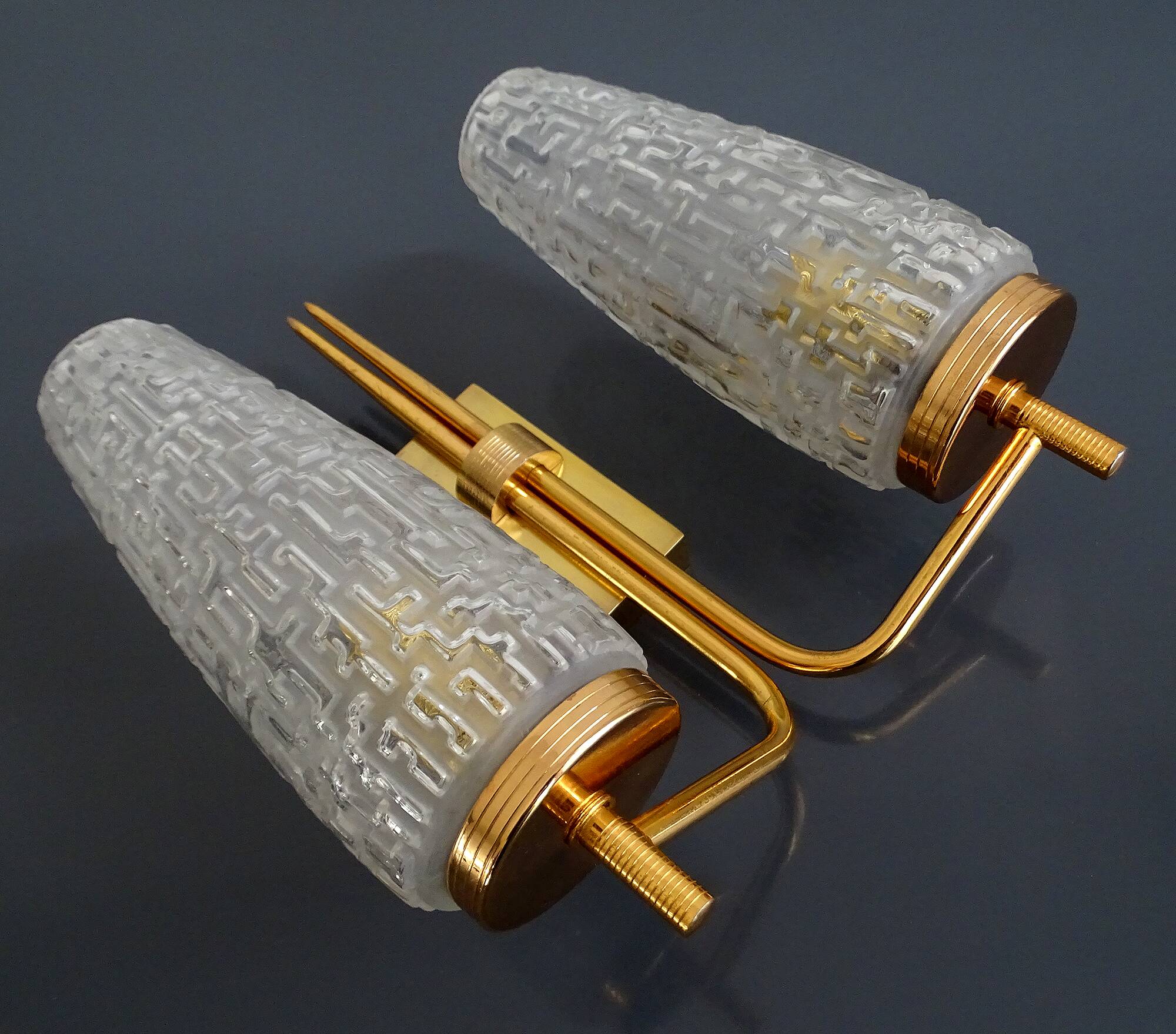 Vintage Glass Wall Light