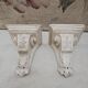 Pair of plaster wall brackets - Shelves