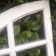 Glass window h146xl227 in arched oak