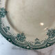 Assiette plate terre de fer Narcisses Onnaing