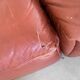 Modular vintage leather sofa Kimba Ligne Roset