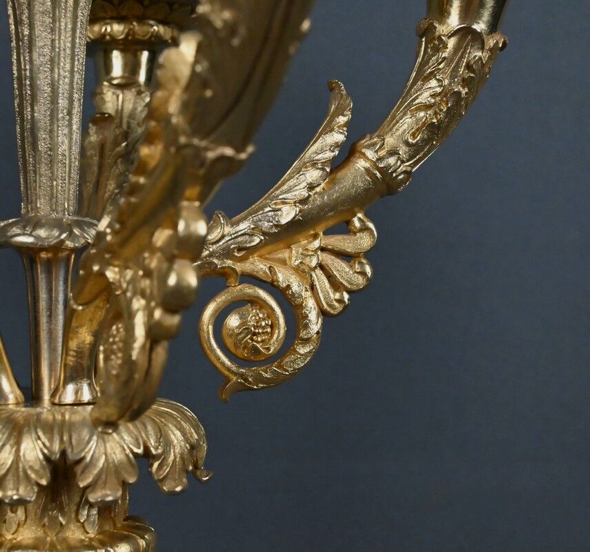 Gilded bronze candelabrum, Restoration period – early 19th century
