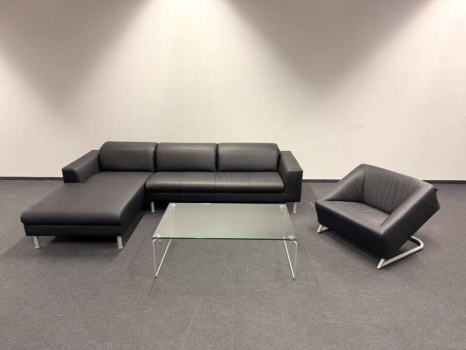 Rolf Benz Freistil Living Room Set-Corner sofa Armchair coffee table 3-piece