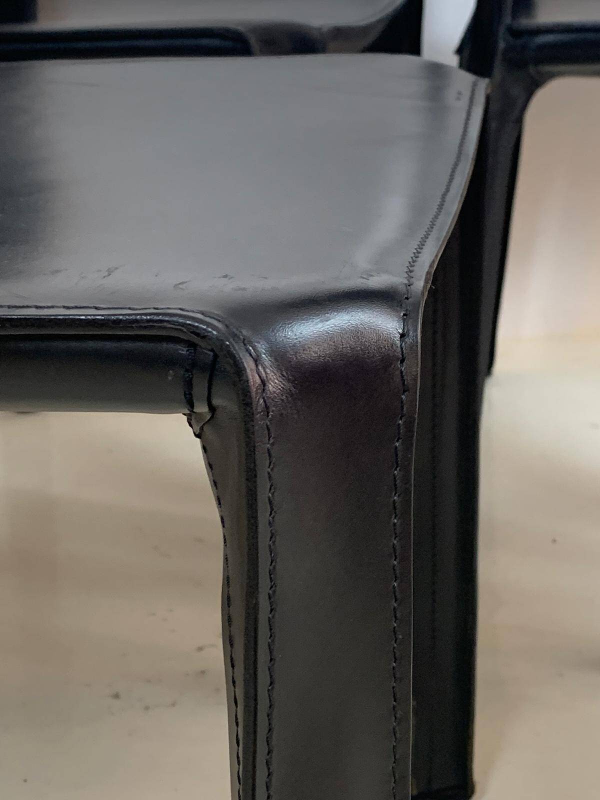 Cab 412 chair, Mario Bellini, Cassina, 1970s