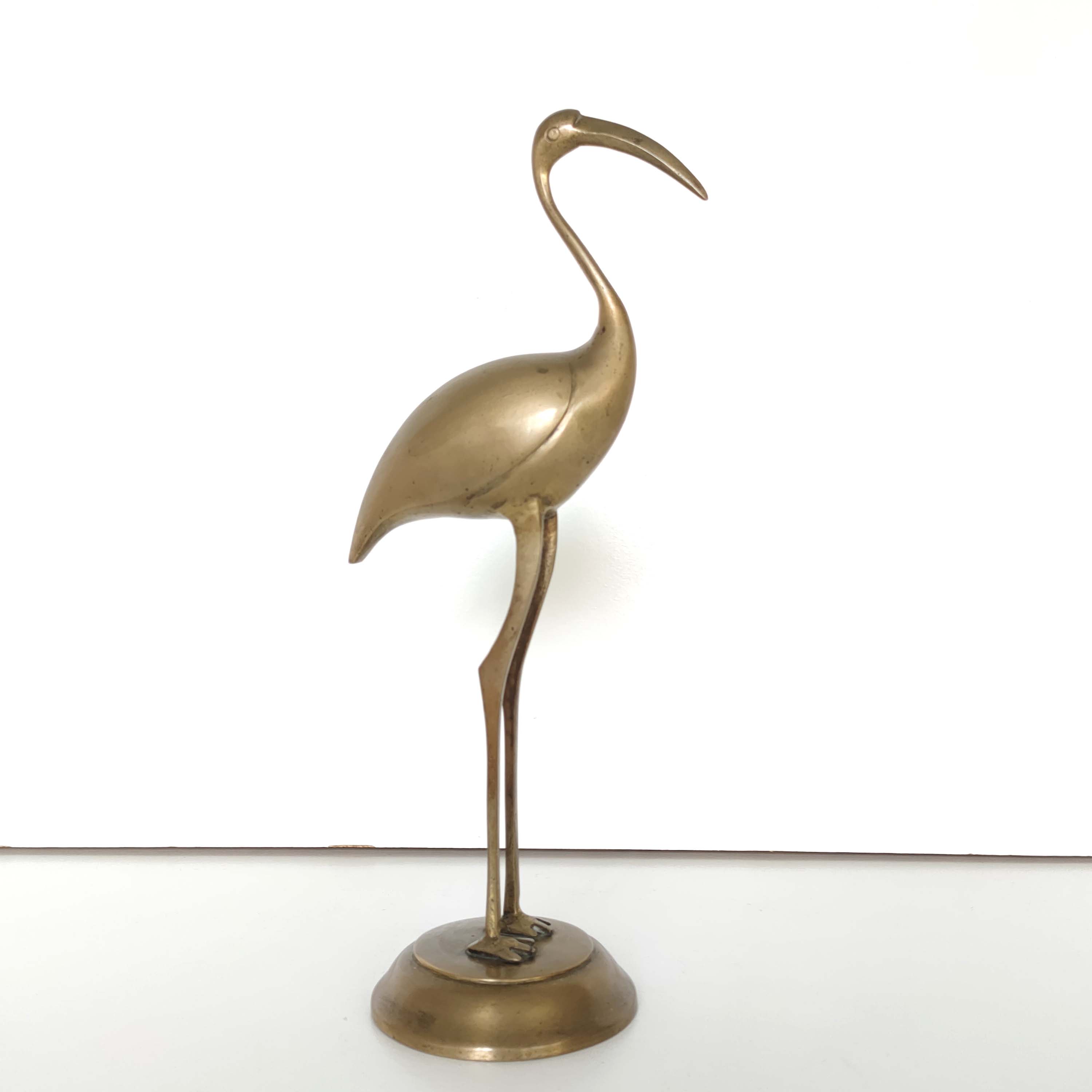 Brass heron