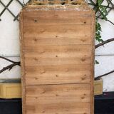 Antique mirror gilded with gold leaf (153x83)