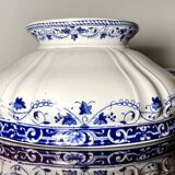 4 old Moustiers plates