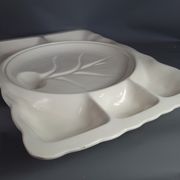 Christian Dior silent servant dish, crudités or aioli large format 67x43 cm SB