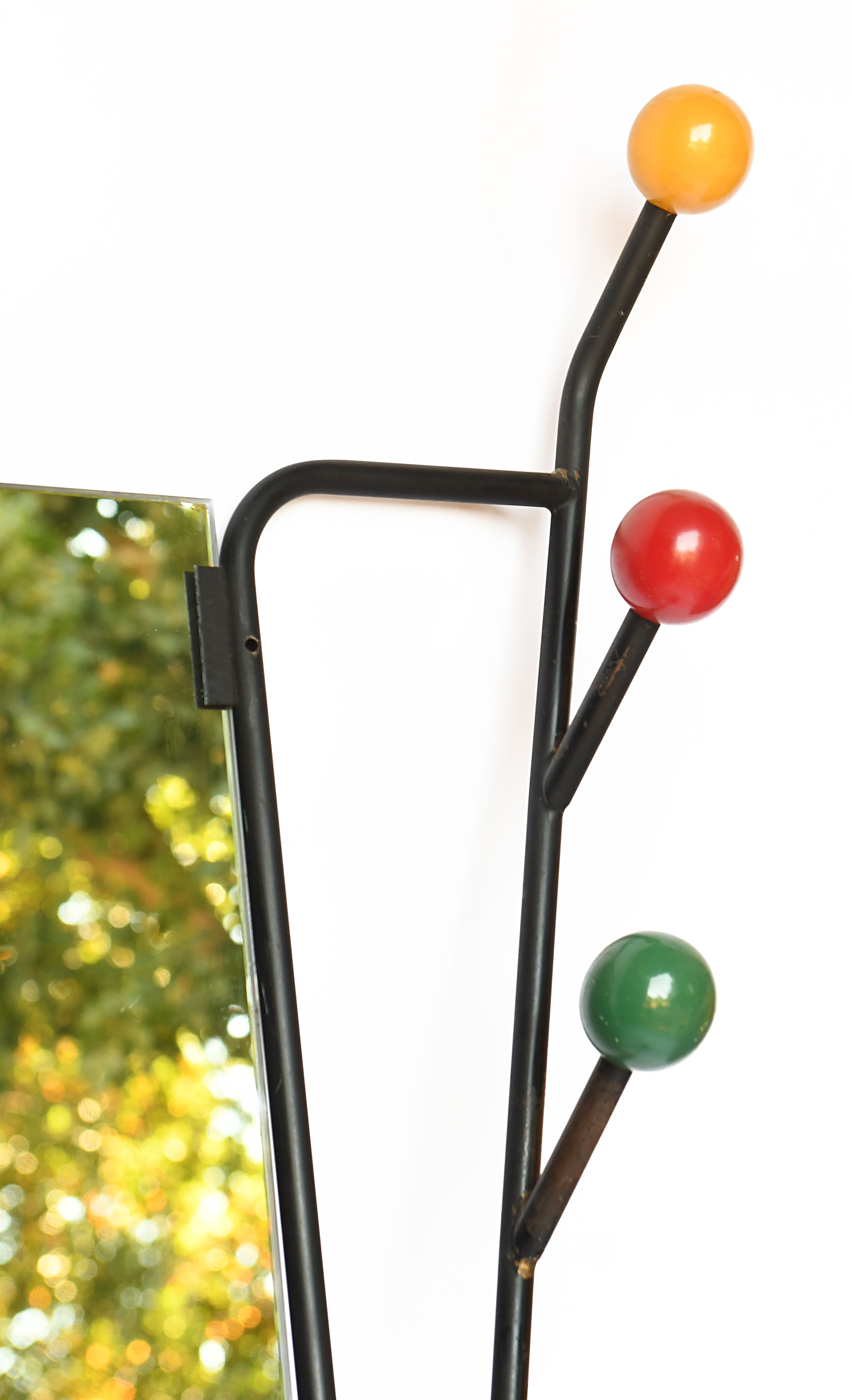 Vintage wall coat rack