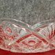 Chiseled crystal fruit bowl circa 1950-1960