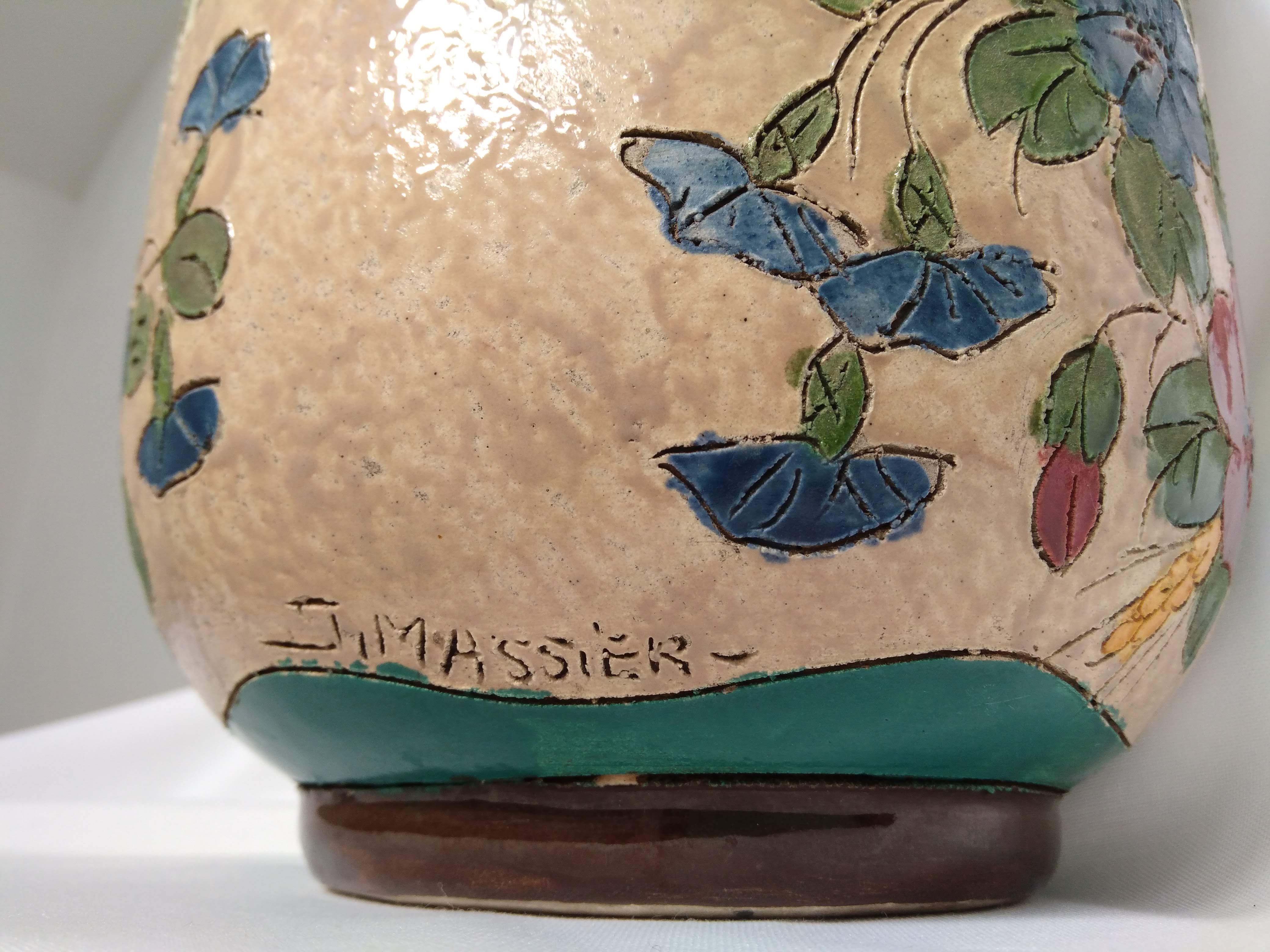 floral decoration potcover by Jérome Massier