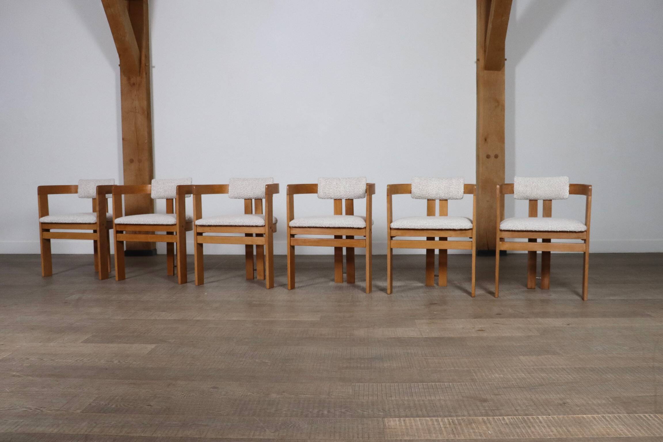 Pigreco Dining Chairs By Afra & Tobia Scarpa With Bentwood Frames, Set Of S