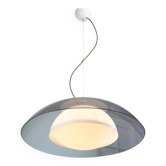 Lampe vintage bleue en forme d'ovni Space Age de Guzzini, années 1970