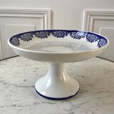 Compotier Terre de Fer Sarreguemines model "Capri" Casino early twentieth century