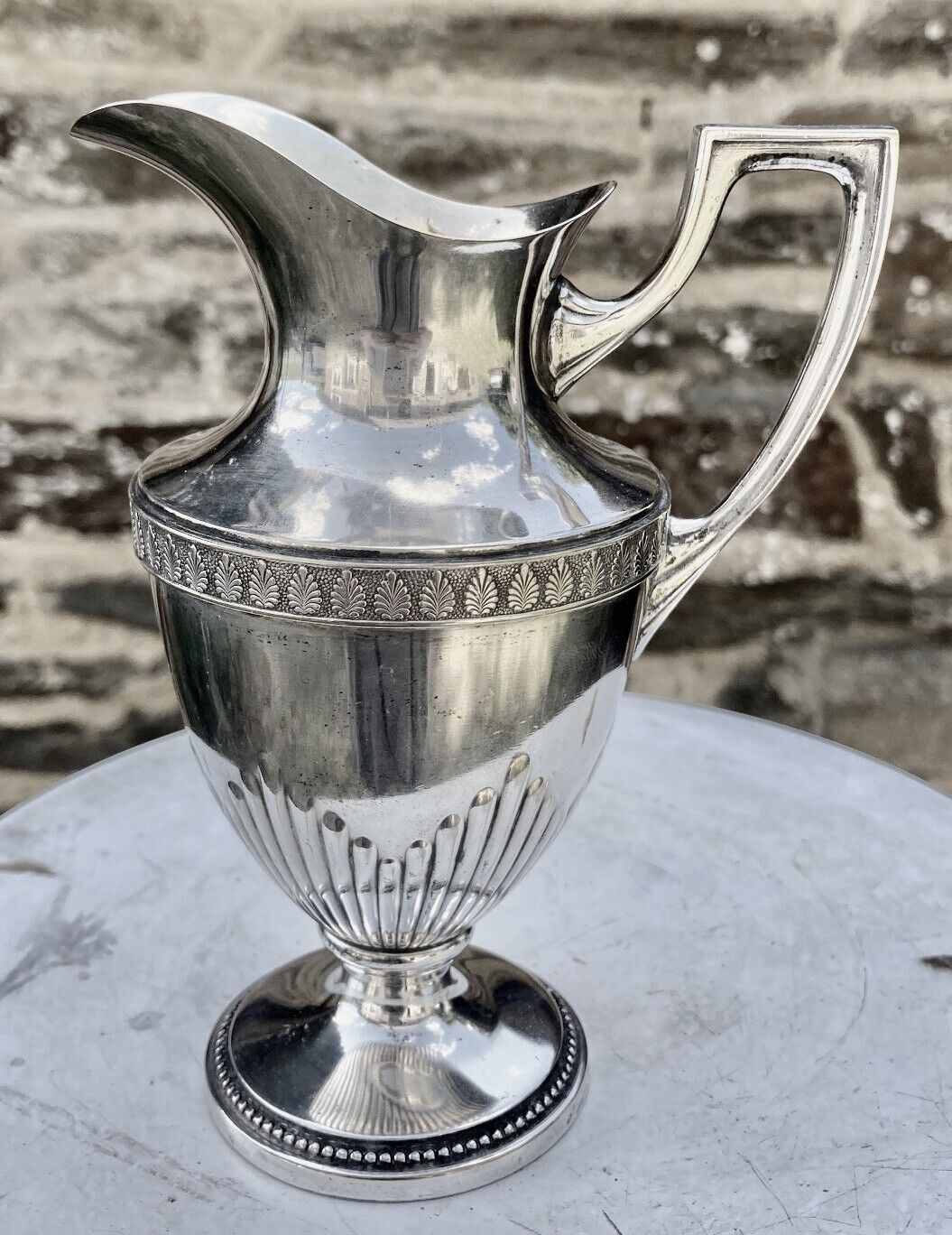 Milk jug Silver Milk Jug Empire style - stamped WMF and punch