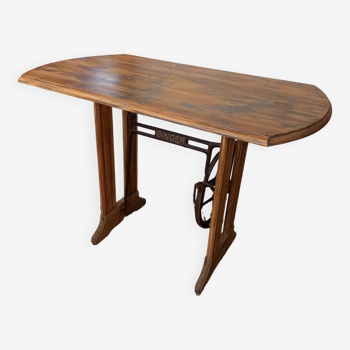 Wood and metal table