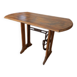 Wood and metal table