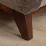 Mid-century four seater sofa in italian velvet