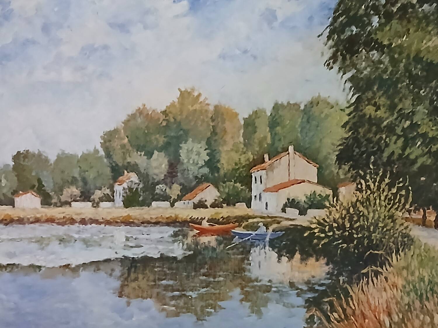 Oil on canvas - landscape