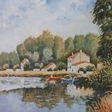 Oil on canvas - landscape