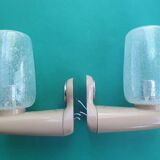 Pair of vintage bathroom wall lights from Germany in the 70s